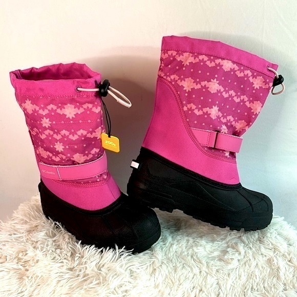 🆕 Columbia Big Girls Powderbug Plus II Waterproof Insulated Winter Snow Boots - Picture 15 of 15